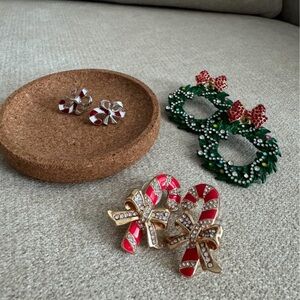 Festive Holiday Earrings Set